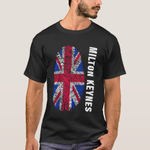 T-shirt Drapeau Union Jack Empreinte Milton Keynes