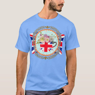 T-shirt Drapeau Union Jack Pour Enfants & Jubilé Teacup Po