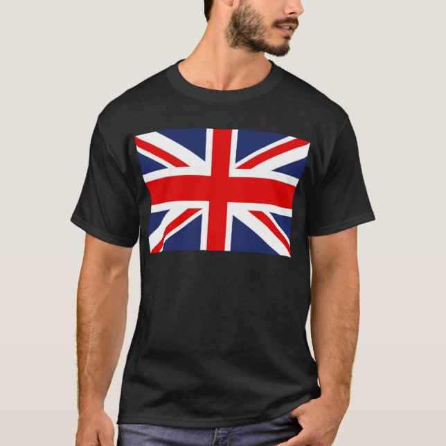 T-shirt Drapeau Union Jack - Royaume-Uni (Devant)