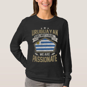 T-shirt Drapeau Uruguay Uruguayennes passionnées Filles &
