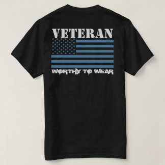 T-shirt Drapeau US AIR FORCE BLEU - Vétéran - À Porter