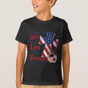 T-shirt Drapeau Usa Bâtons De Hockey Fierté Américaine 4 J