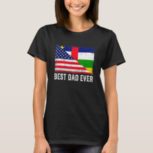 T-shirt Drapeau Usa République Centrafricaine Drapeau Meil