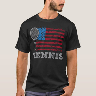 T-shirt Drapeau USAennis Hommes Femmes USennis Loveream Sp