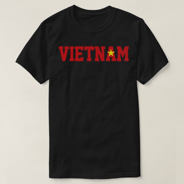 T-shirt Drapeau vietnamien (Design devant)
