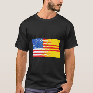 T-shirt Drapeau vietnamien-américain du Vietnam du Sud