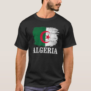 T-shirt Drapeau vintage Algérien
