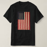 Drapeau vintage américain Patiné