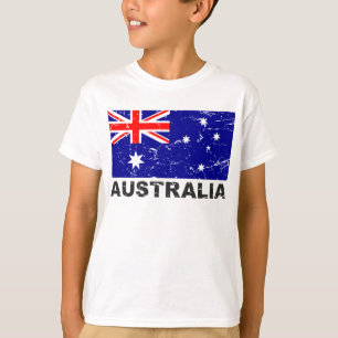 T-shirt Drapeau Vintage Australie