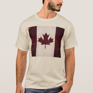T-shirt Drapeau vintage Canada