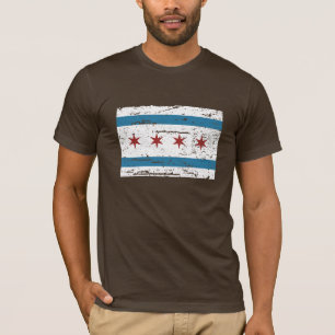 T-shirt Drapeau vintage de CHICAGO