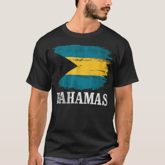 T-shirt Drapeau vintage des Bahamas