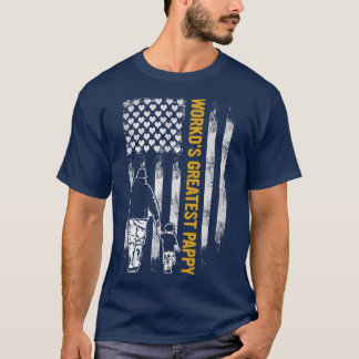 T-shirt Drapeau vintage des États-Unis le plus grand chemi