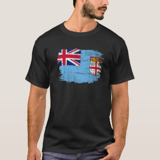 T-shirt Drapeau vintage des Fidji pour Fidjien