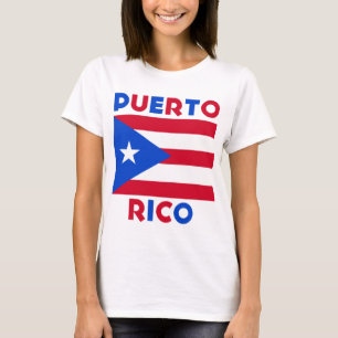 T-shirt Drapeau vintage du tigre 80s Porto Rico de Corey