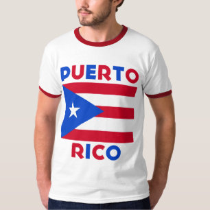 T-shirt Drapeau vintage du tigre 80s Porto Rico de Corey