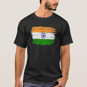 T-shirt Drapeau vintage indien
