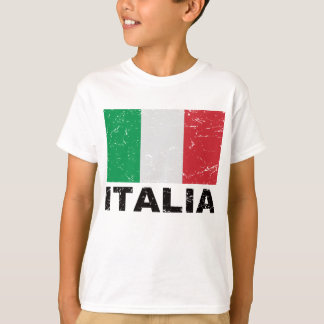 T-shirt Drapeau Vintage Italie