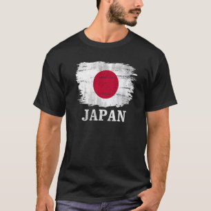 T-shirt Drapeau vintage japonais