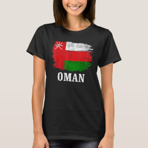 T-shirt Drapeau vintage Oman Pour L'Omani