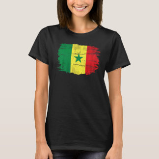 T-shirt Drapeau vintage sénégalais