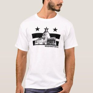 T-shirt Drapeau Washington DC