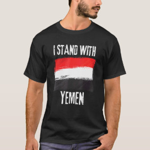 T-shirt Drapeau Yéménite : je suis avec le drapeau yéménit
