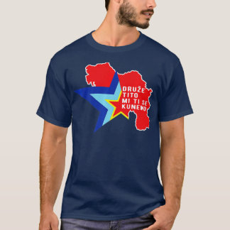 T-shirt Drapeau yougoslave Balkans RSFRY Josip Broz Tito Y