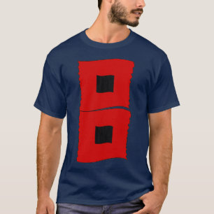 T-shirt Drapeaux d'avertissement d'ouragan Drapeaux d'orag