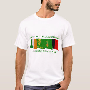 T-shirt Drapeaux de Kilkenny du comté