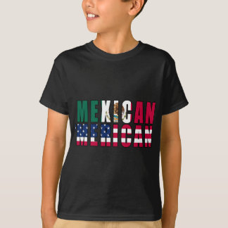 T-shirt Drapeaux de Merican de Mexicain '-