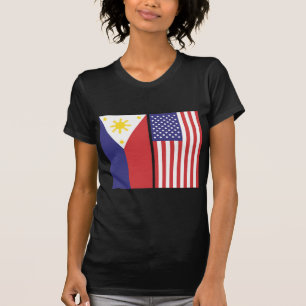 T-shirt Drapeaux de pi et des USA