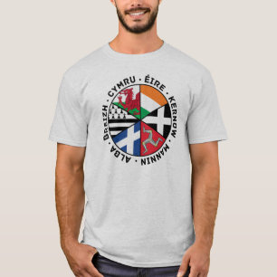T-shirt Drapeaux des nations celtes