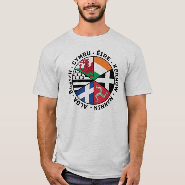 T-shirt Drapeaux des nations celtes (Devant)