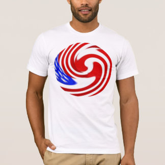 T-shirt Drapeaux du mouvement giratoire