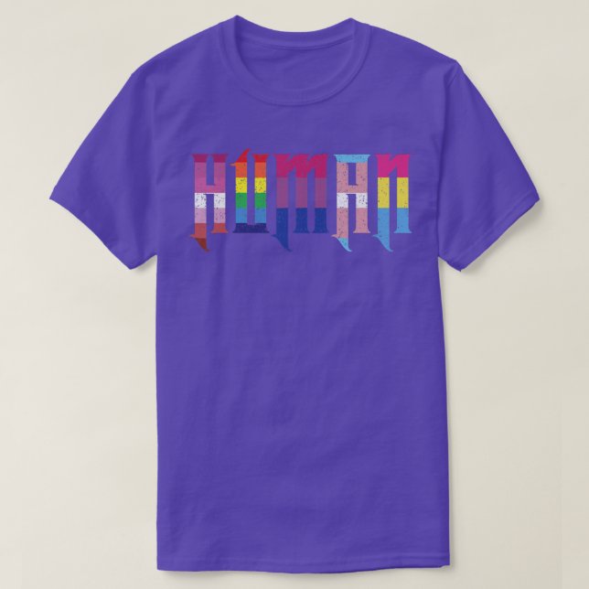 T-shirt Drapeaux humains Gay pride LGBTQI Pride Mois Égali (Design devant)
