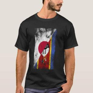 T-shirt Drapeaux japonais Eswatini - Japonais Swaziland