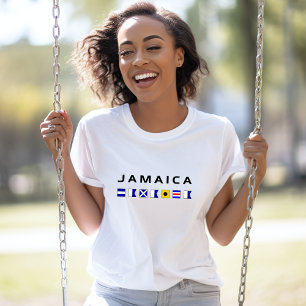 T-shirt Drapeaux marins de Jamaïque