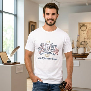 T-shirt Drapeaux patriotiques USA Bell Liberty Anniversair