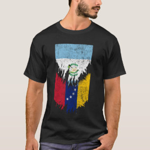 T-shirt Drapeaux vénézuéliens guatémaltèques arrachés Guat