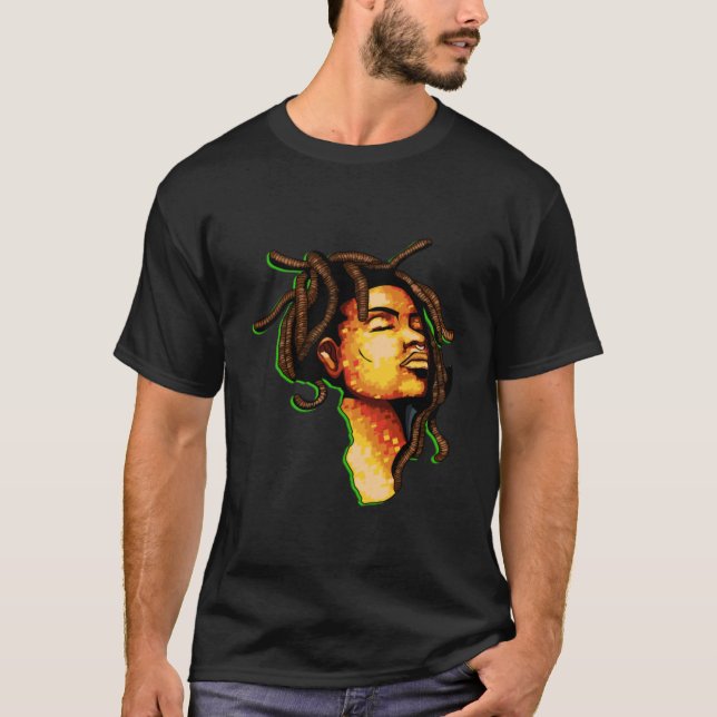 T-shirt Dreadlock - Dread Africa Love (Devant)