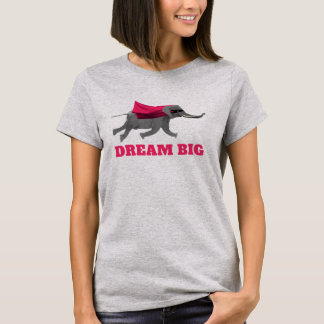 T-shirt Dream big Flying elephant
