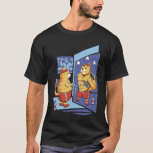 T-shirt Dream Big Nouvel An Fitness Cat Gym Cat