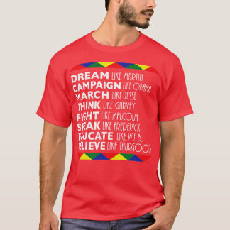 T-shirt Dream LikeBlack History Moth