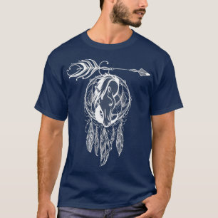 T-shirt Dreamcatcher autochtone-américain de luligree Hor