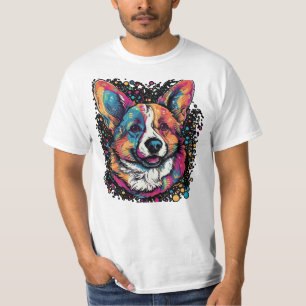 T-shirt Dreamscape : Ethereal Welsh Corgi Surrealist Digit