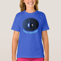 Dreidel bleu brillant