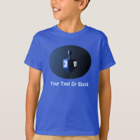 Dreidel bleu brillant