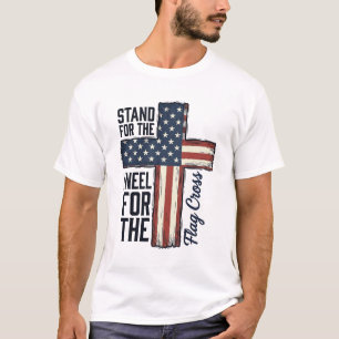 T-shirt Dress pour le drapeau agenouillez pour la croix co