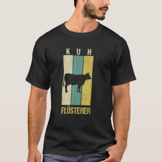 T-shirt Dresseur De Vaches Agriculteur Vaches Chuchotement